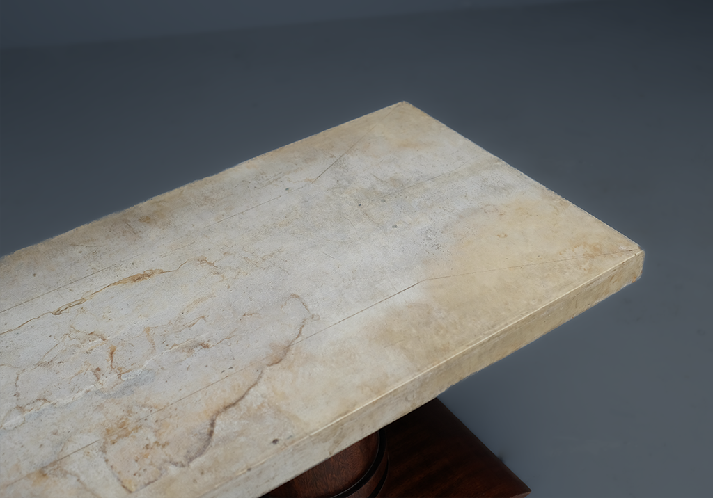 Table Basse Art Deco: détail de surface