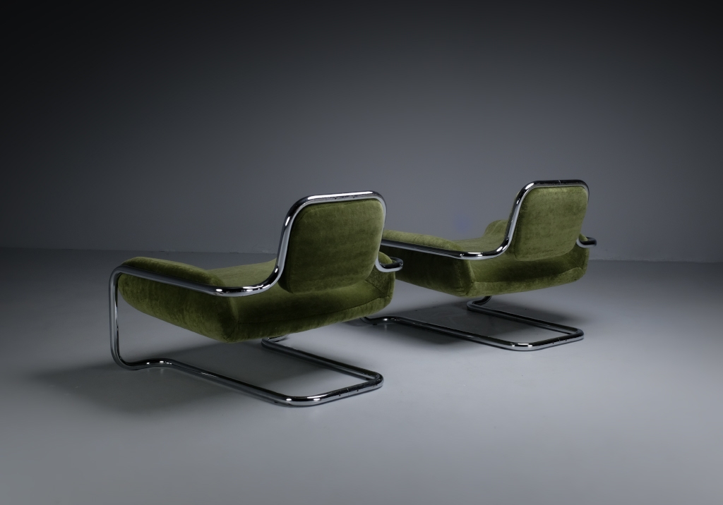 Fauteuils Limande par Kwok Hoï Chan : Vue des fauteuils de derrière